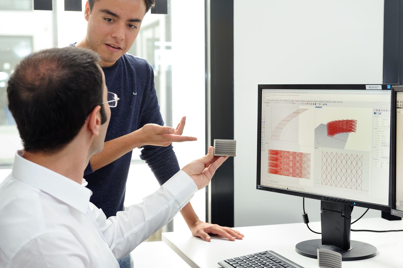 Smarte digitale Materialen: Intelligent wachsende Gitterstrukturen für additive und subtraktive Fertigungsverfahren